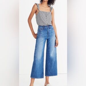 EUC Madewell Wide-Leg Crop Jeans Size 27